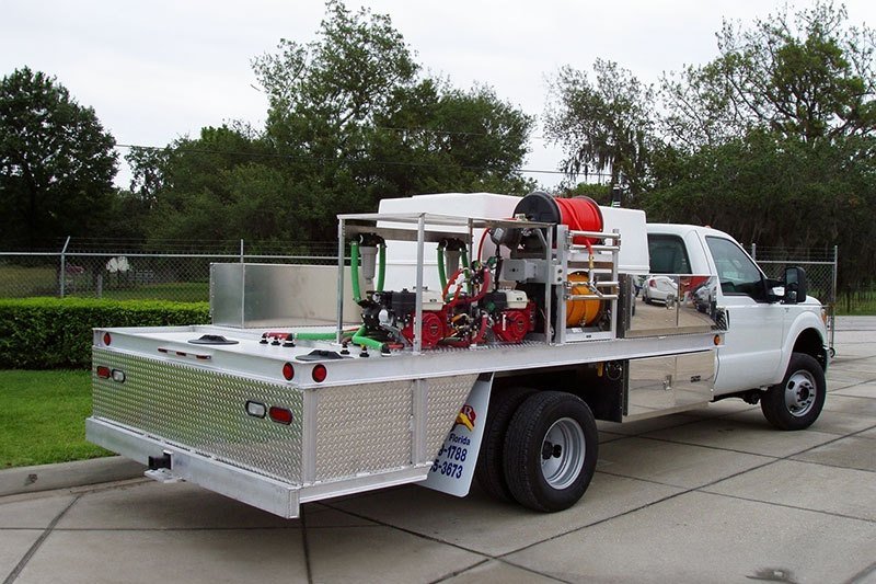 Pest control fleet truck
